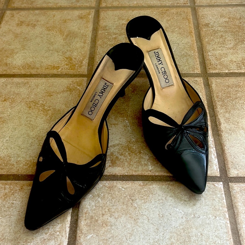 Jimmy Choo kitten heel shoes